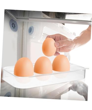 CORHAD 2pcs Egg Brackets Fridge Eggs Refrigerator Egg Holder Egg Stands Egg Racks Ceramics Container - Buy Online on SooperMarket.com