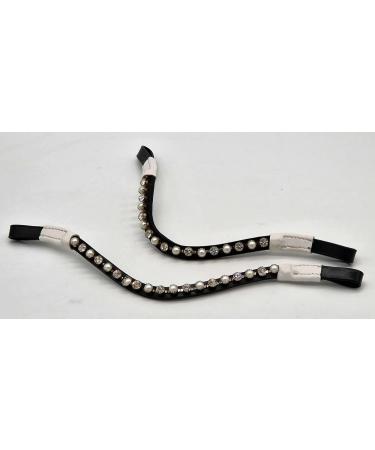 Tysons Breeches Headband | Pearl Mini Shetty Welsh Leather Glitzer Pearls - Perfect for Falabella & Minipony (35 cm) - Buy Online on SooperMarket.com