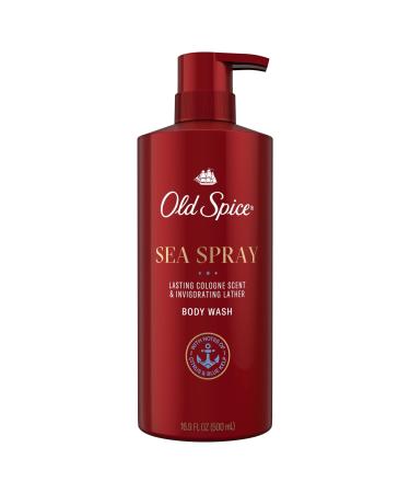 Old Spice Body Wash for Men Sea Spray Cologne Scent 16.9 fl oz