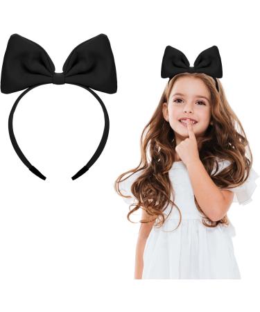 WLLHYF Bow Headbands Red Bowknot Hair Band Fashion Cute Hair Hoop Big Bowknot Headdress Perfect Hair Accessories for Women Girls Party Cosplay Christmas Valentine's Day Black - Buy Online on SooperMarket.com