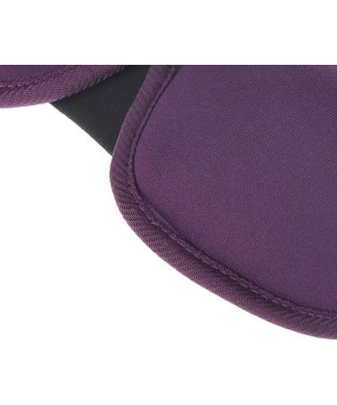 3D Contoured Cup Sleep Eye Mask - Purple | Block Out Light for Travel, Yoga, Nap - Soft & Comfortable Blindfold - Buy Online on SooperMarket.com