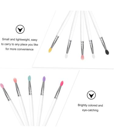 WOONEKY 10pcs Eye Shadow Brush Practical Makeup Brush Blending Eyeshadow Brush Face Wand Plastic Handle - Buy Online on SooperMarket.com