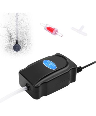 Flintronic Quiet Aquarium Air Pump - Oxygen Pump Kit with Hose & Air Stone for 5-300L Fish Tanks - Mini Rental 3W - Buy Online on SooperMarket.com