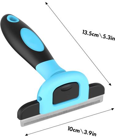 HCE Dog Hair Brush for Grooming | Best Brush for Matted Hair, Shedding & Defurring | Ideal for Large Dogs, Huskies | Blue - Buy Online on SooperMarket.com