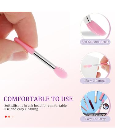 Shop WLLHYF 12PCS Silicone Lip Brush Set | Professional Makeup Tools for Lipstick Eyeshadow & Face Masks - Perfect for Beauty Enthusiasts - Buy Online on SooperMarket.com