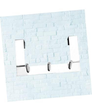 Cabilock 2pcs Over Door Towel Rack Metal Cloth Hooks Over The Door Hook Coat Hook Clothes Hook On The Door 21.3*12.4cmx2pcs As Shownx2pcs - Buy Online on SooperMarket.com