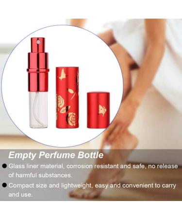 Verdant Touch Perfume Spray Bottle Portable Perfume Bottle Aluminum Atomizer 10ml Empty Cosmetic Spray Bottle (Red) - Buy Online on SooperMarket.com
