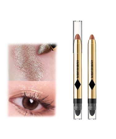 Gleamon Double-Ended Eyeshadow Pencil 2-in-1 Pearlescent Eyeshadow Makeup Pen Gleamon Double Ended Eyeshadow Pencil for Women (#3)