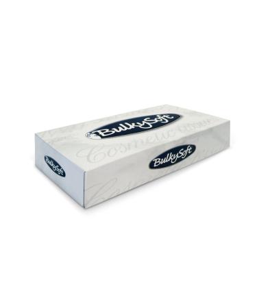 Bulky Soft BS-68100 cosmetic boxes 2-ply 100 tissues per box bright white (100 pack)