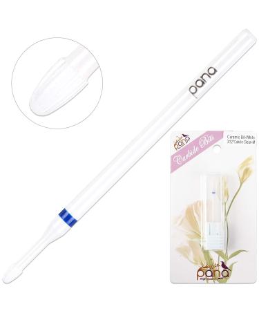 Pana 3/32 Cuticle Clean Safety Nail Ceramic White Carbide Bit - Medium Grit for Electric Dremel Drill - Buy Online on SooperMarket.com
