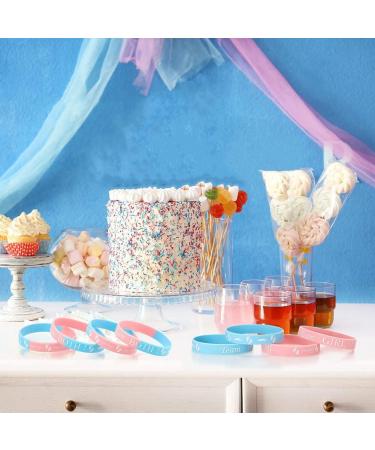 AIDIRui Gender Reveal Bracelets - Team Boy & Team Girl Bracelets Set (40 Pieces) for Perfect Gender Reveal Party - International Shipping Available - Buy Online on SooperMarket.com