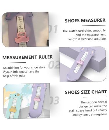 Hohopeti Foot Measuring Device Household Tools Kids Tools Universal Tool Shoe Measuring Tools Shoe Measuring Device Baby Shoe Ruler Chart Shoe Size Chart Foot Gauge Ruler Measurement Ruler - Buy Online on SooperMarket.com