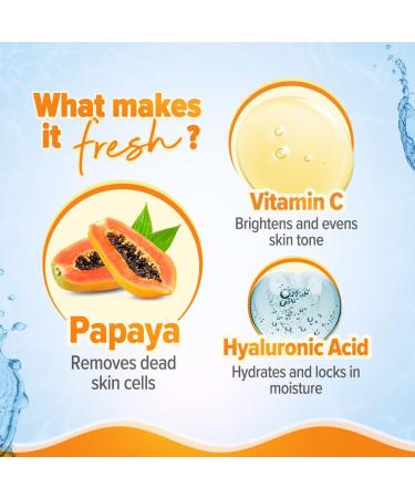 Glow+ Smoothie Face Wash | Vitamin C & Papaya | Cleanse Dirt & Impurities | Healthy Glowing Skin | 3.38 Fl Oz/100ml - International Shipping Available - Buy Online on SooperMarket.com