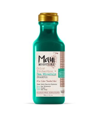 Maui Moisture Color Protection + Sea Minerals Shampoo  Protect Color-Treated Tresses with Rich Sea Minerals  Pure Algae  and Sea Kelp  Non-GMO  13 Fl Oz