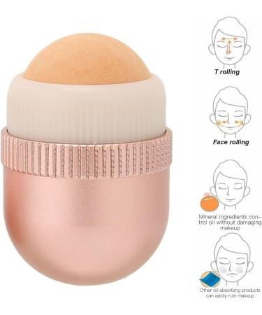 Oil Absorbing Face Roller | Reusable Mini Volcanic Roller for Oily Skin | Portable Facial Massage Tool - Buy Online on SooperMarket.com