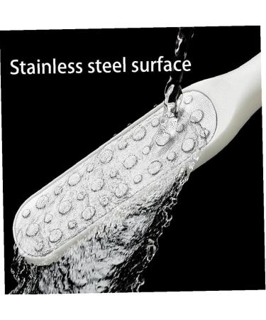 TOSSPER Foot Files & Pumice Stones - 2 Piece Foot Care Set for Perfect Pedicure | Stainless Steel Rasp & Washer - Buy Online on SooperMarket.com