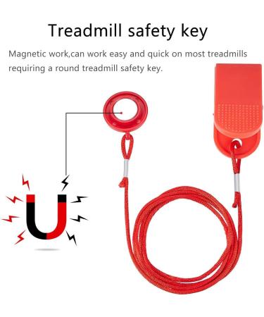 Ruxihe 2-Pack Round Treadmill Safety Key Replacement Magnets - Running Machine Essentials - Buy Online on SooperMarket.com