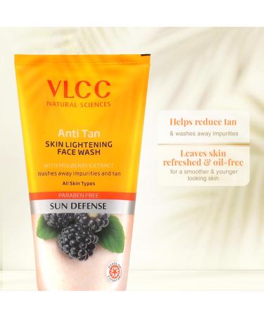 VLCC Anti Tan Skin Face Wash Combo Pack of 2 (150 ml) - Brighten & Refresh Your Skin | Shop Internationally - Buy Online on SooperMarket.com
