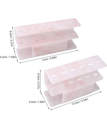 Sonew 2-Part Tweezers for Eyelashes Plastic Twizzers Organizer with 6 & 8 Holes | Beauty Salon Essential - Buy Online on SooperMarket.com