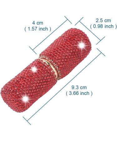 XhuangTech Bling Make Up Brush Crystal Makeup Travel Brushes Blusher Rhinestone Cover Foundation Highlight Blush Cosmetic Tools (Red) - Buy Online on SooperMarket.com