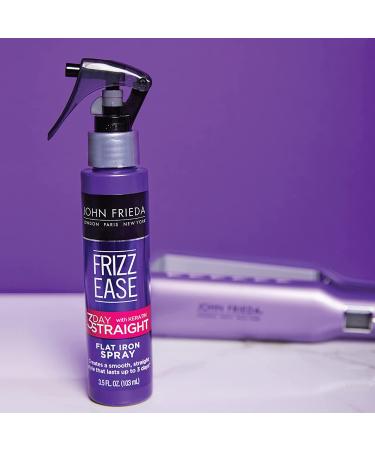 Frizz Ease 3-Day Flat Iron Heat Protectant Spray with Keratin - Lightweight Smoothing Spray for Frizz Control - 3.5 Ounce (Pack of 1) - Buy Online on SooperMarket.com