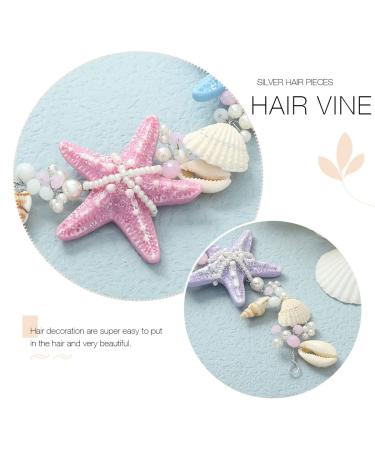 Brishow Starfish Bride Wedding Hair Vine - Beach Bridal Hair Accessories - Buy Online on SooperMarket.com