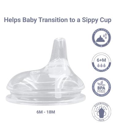 Anpei Soft Spout & Straw Nipple Set for Comotomo Baby Bottles - Pack of 2 with Storage Case - Buy Online on SooperMarket.com