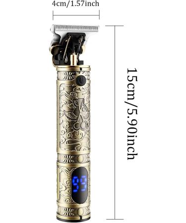 Professional Hair Clippers for Men - T Blade Zero Gapped Trimmer Cordless Rechargeable Edger Kit - Low Noise Pro Li Outline Trimmer for Barbers and Home Use - Buy Online on SooperMarket.com