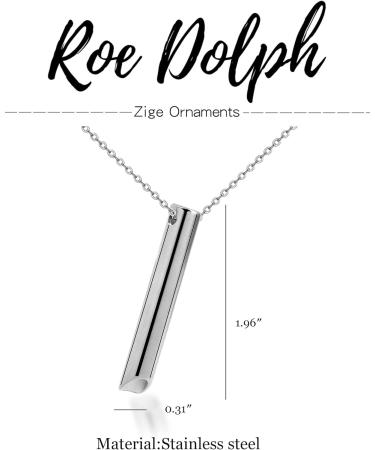 Breathing Necklace for Women Anxiety Relief Necklace Stainless Steel Mindful Breathe Necklace Breathe Easy Necklace for Meditation Silent Axiety Whistle Necklace for Calming Down Silver - Buy Online on SooperMarket.com