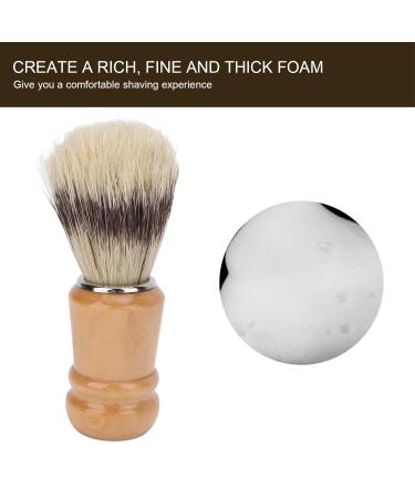 Buy Salon Shaving Brush | Dense Hair & Skin-Friendly Wooden Handle for Men | Ideal for Home Use - International Shipping Available - Buy Online on SooperMarket.com