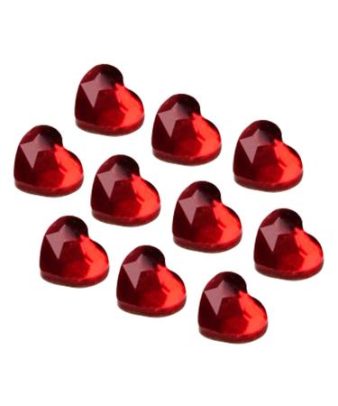 SANWOOD 10pcs Nail Decoration Vibrant Color 2 Types Nail Rhinestone DIY Nail Making Gadget For Women Hearts