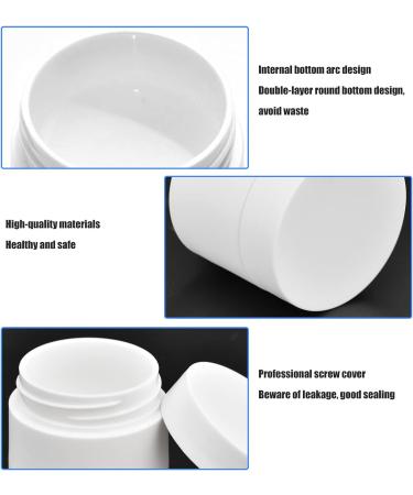 Yosoo 5g Round Clear Plastic Jars 10Pcs | Leak Proof & Portable Cream Containers | Refillable & Reusable Lotion Ointment Jars - Buy Online on SooperMarket.com