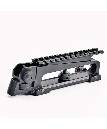 Tactical Area Removable handle M4 M16 AR15 with double opening A2 rear view mirror Picatinny-rail 20 mm standard top rail foot Tiba+Rail