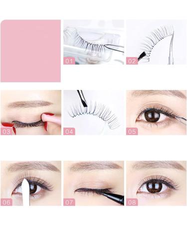 5 Pairs Handmade Natural Long Volume False Eyelashes Extensions Lashes as shown - Buy Online on SooperMarket.com