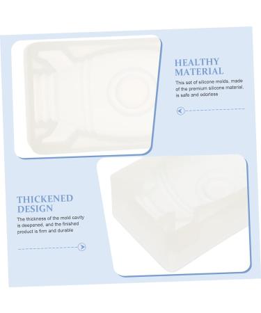 IMIKEYA Shot Molds 6 Pcs Silicone Mold Silica Gel Handmade Soap Party Supplies Child White Holiday Cake Baking Moulds 5.2X3X1.5CMx3pcs Whitex3pcs - Buy Online on SooperMarket.com