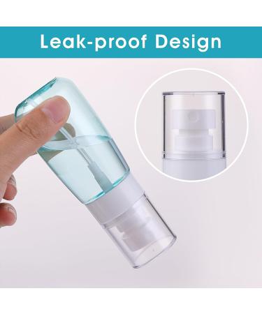 WLLHYF 2 Pack Travel Spray Bottle TSA Approved Small Spray Bottle Travel Size 2oz/60ml Leak Proof Refillable Fine Mist Spray Bottle for Perfume Essential Oils Toners Hair Face Cosmetics (blue/pink) - Buy Online on SooperMarket.com