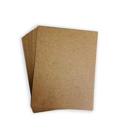 Chipboard Cardboard Sheets - Medium Weight - 50 Per Pack. (8.5 x 11)