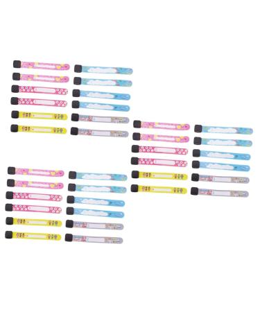 Stobok 72 STK Cartoon bracelet bracelet for children waterproof bracelet hand loop for children children's bracelet anti-lost bracelet can write jewelry picture 1x3stk mx3pcs