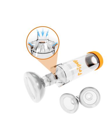 FriPuP Aerosol Chamber Inhaler Spacer for Dogs with Low-Resistance Inhalation Vale and Exhalation Valve, Include 2 Extra Same Masks