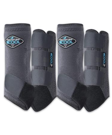 Professional's Choice 2XCOOL Sport Medical Boots 4-Pack Large Anthracite