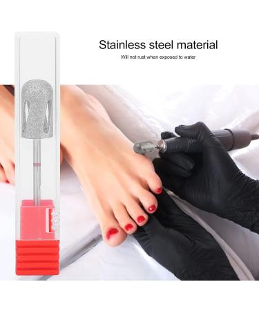 Nail Drill Bit - Stainless Steel Pedicure Drill Bit Nail Grinding Head Foot Calluses Sanding Polishing Head Manicure Nail Bits Electric Drill Bit Nail Remover and Sanding Tools(A1F) - Buy Online on SooperMarket.com