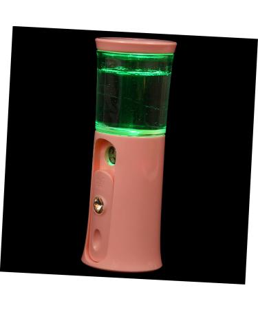 BELLIFFY 1 Set Hydrating Instrument Hydrating Mister Face Steamer Portable Humidifiers Handy Sprayer Abs Pink 12X4.5X4.3cm