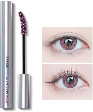 ZEESEA Diamond Series colorful Mascara Waterproof Long Lasting 7ml(Dark Raspberry) - Buy Online on SooperMarket.com