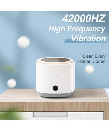 Portable Ultrasonic Cleaner 30W w/ 24 Cleaning Tablets - 5 Min to Clean Retainers, Mouth Guards, Dentures & Jewelry | 42kHz Upgrade - Buy Online on SooperMarket.com