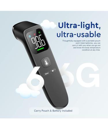 Viproud No-Touch Digital Forehead Thermometer - High Accuracy with LED Screen and Fever Alarm - Buy Online on SooperMarket.com