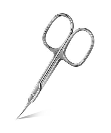 1st Deer Nail Scissors - Stainless Steel Cuticle Scissors for Manicure and Pedicure Perfect Pointed Beauty Scissors for Eyelash Grooming Eyebrows Nose Hair Finger & Toe Nail Care 1.0 count