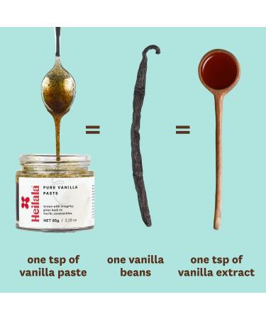 Heilala Vanilla Bean Paste - Gourmet Baking Paste with Real Ground Vanilla Beans - Buy Online on SooperMarket.com