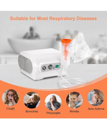 Portable Compressor Nebulizer for Adults & Kids - Personal Steam Inhaler for Breathing Problems - Buy Online on SooperMarket.com