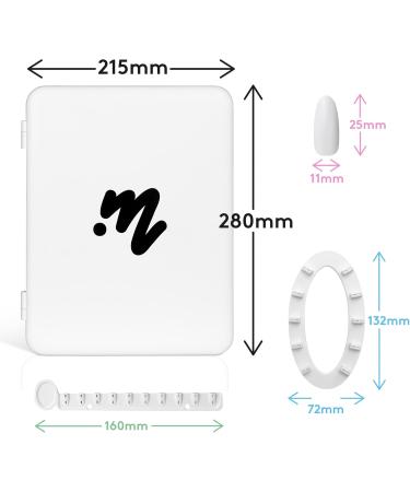 MYLEE Swatch Book - 120 Colour Slots Detachable Nail Colour Chart Display Book Comfortable and Easy to use - Clips in Nail Tips Professional Salon & Home use Portable - Buy Online on SooperMarket.com