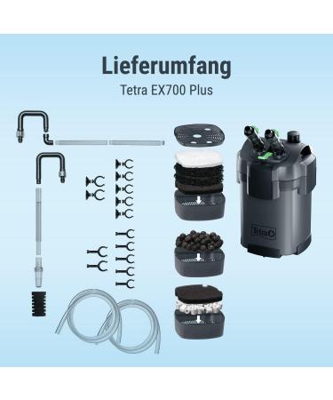 Tetra Aquarium External Filter EX 700 Plus | Powerful Filter for Aquariums Up to 200L | Crystal Clear Water for Fish - Buy Online on SooperMarket.com